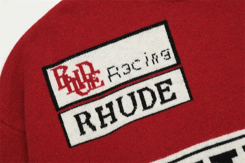 RHUDE 2023 New autumn and winter knitted sweaters