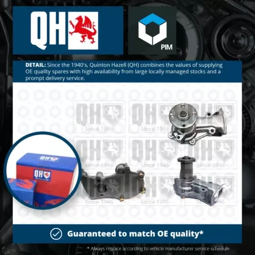Water Pump QCP3411 Quinton Hazell Coolant 1610087787 1610087796 Quality New Parts