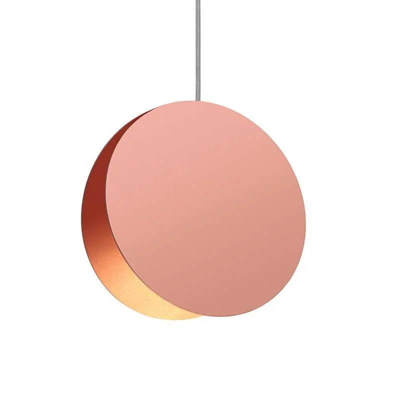 Modern Iron Pendant Lights Minimalism Circular Lampshade Pendant Lamp Dinning Room Lights Bar Coffee House Home Decor Lamps