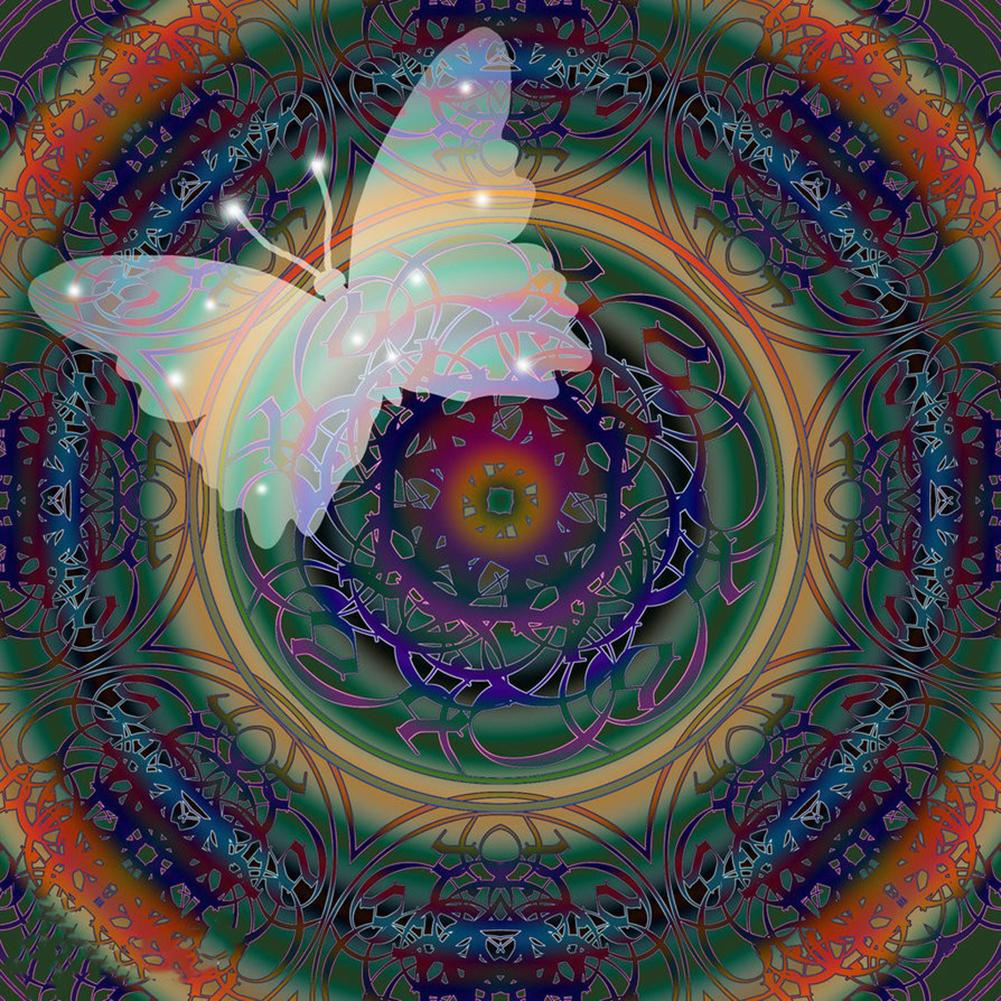 

Butterfly Pattern - Round Drill Diamond Painting - 30*30CM, 501 Original