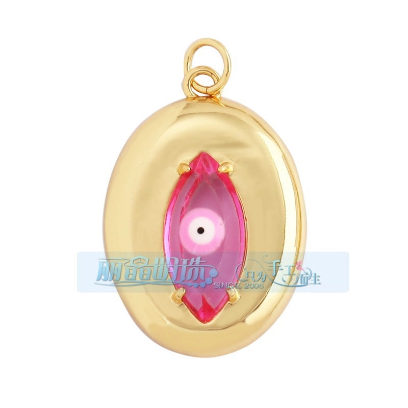 1 Piece Copper Devil’s Eye Pendant Jewelry Accessories