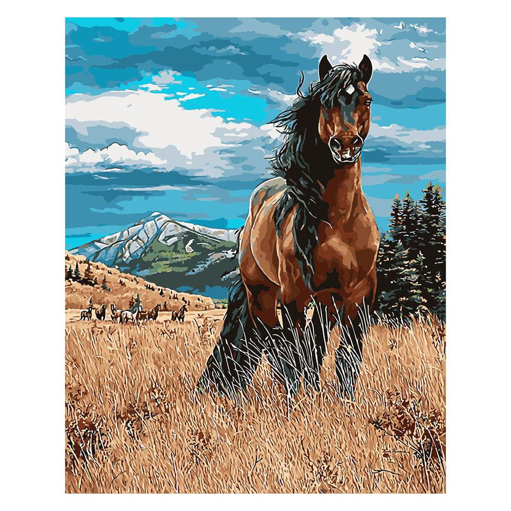 

40*50CM Paint By Numbers-Desert Horse, 501 Original