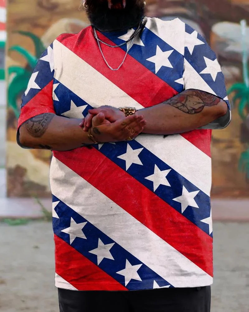 Men's Independence Day Print T-Shirt