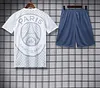 2025/2026 Psg Paris Pre-Match Training White Shirt+Shorts 1:1 Thai Quality