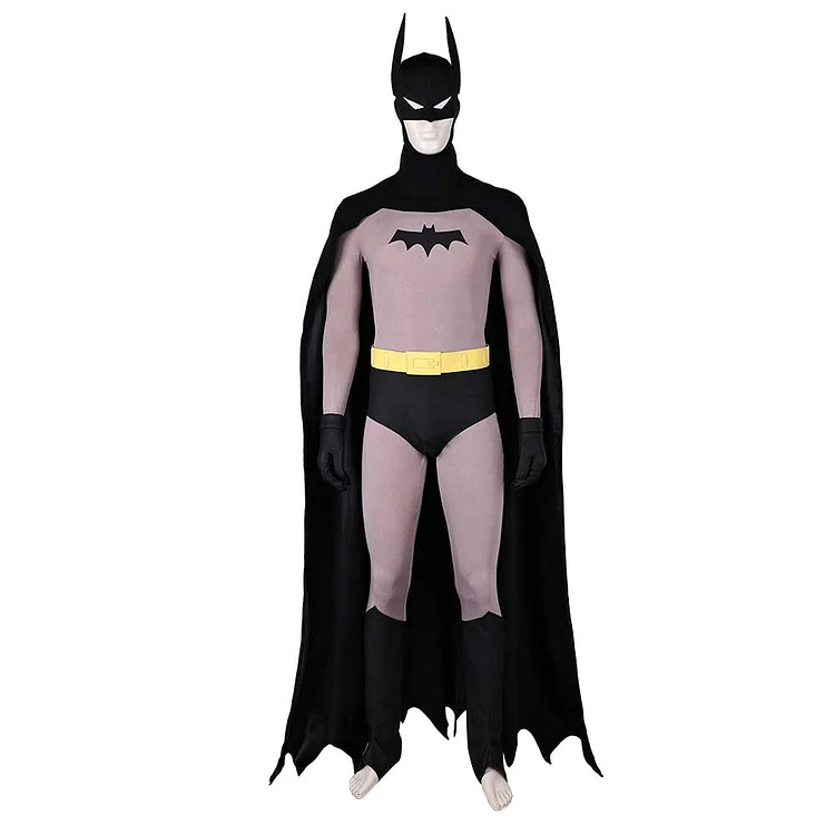 Batman: Caped Crusader (2024) Bruce Wayne Jumpsuit Cloak Outfits Cosplay Costume Halloween Carnival Suit
