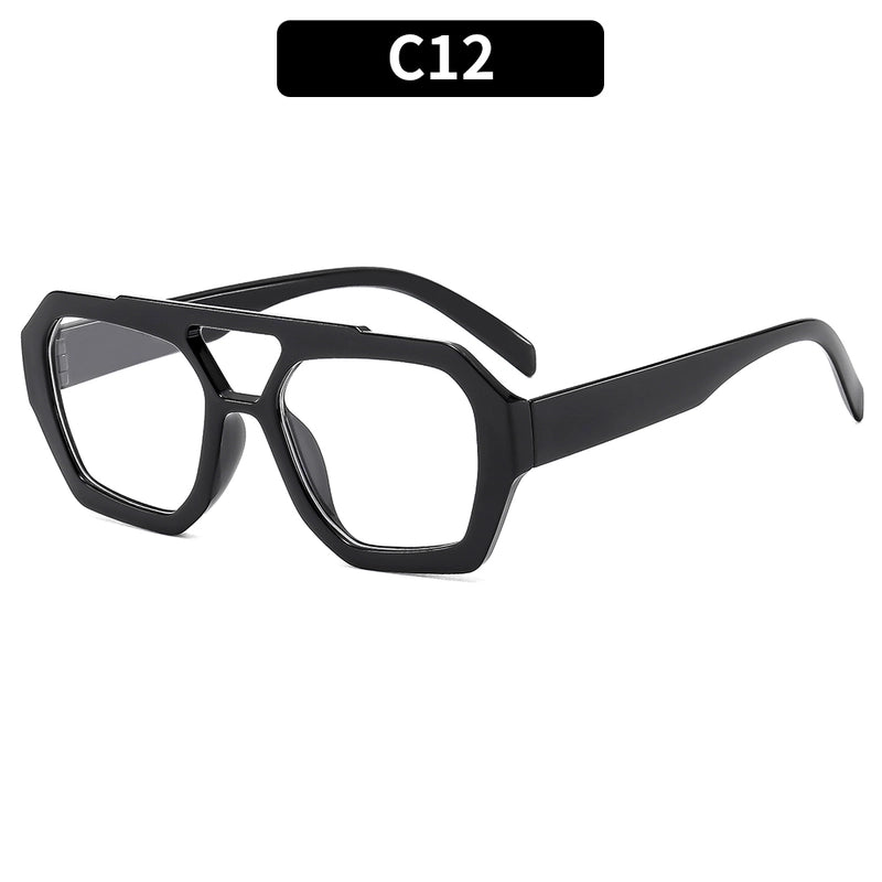 IG Style Retro Sports Geometric Leopard Pc Avaitor Full Frame Women’s Sunglasses