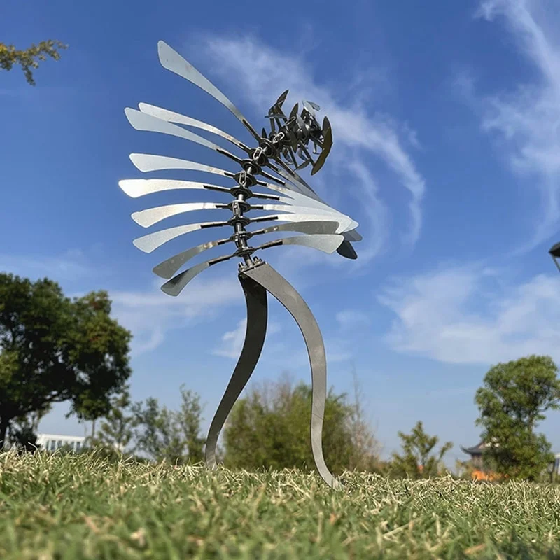 Unique and Magical Metal Rotating Humanoid Windmill