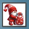 Diamond Painting-DIY Full Round Drill Heart Gnomes