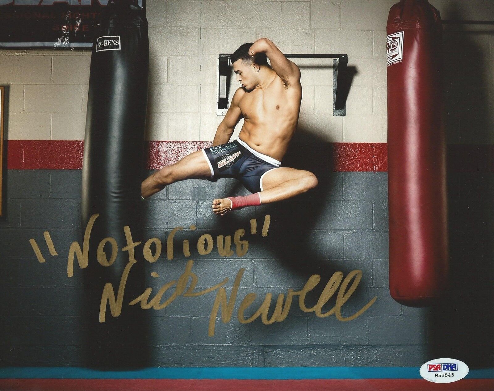 Nick Newell Signed 8x10 Photo Poster painting PSA/DNA COA WSOF World Series of Fighting MMA UFC