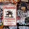 Drummer Parking - Vintage Metal Signs - 20*30cm/30*40cm - Music&Warning