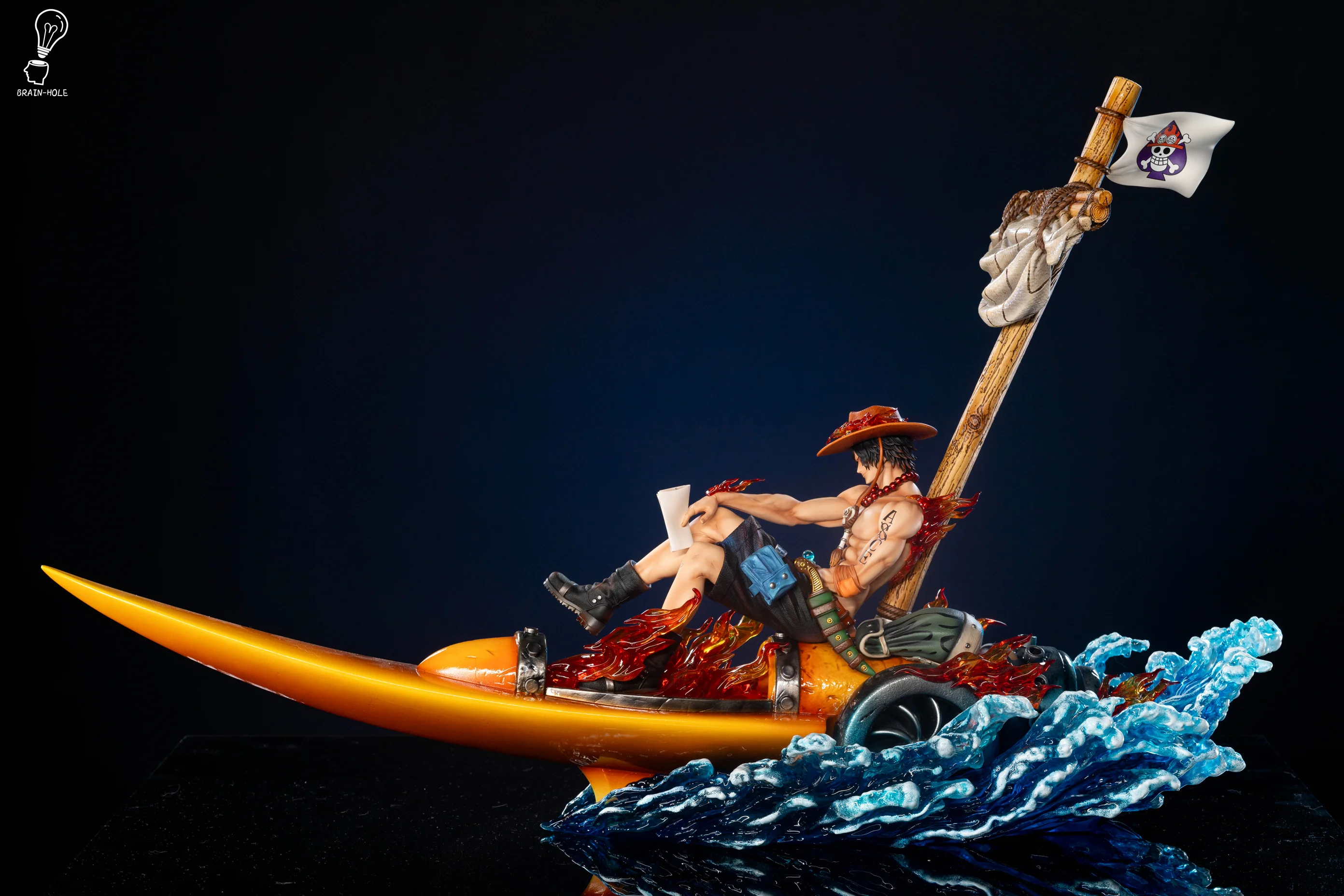 Portgas D. Ace Using Striker - ONE PIECE Resin Statue - Brain Hole 