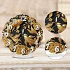 (US Local)Acrylic Special Shape Black Goldfish Diamond Painting Art Clock Ornaments Kit