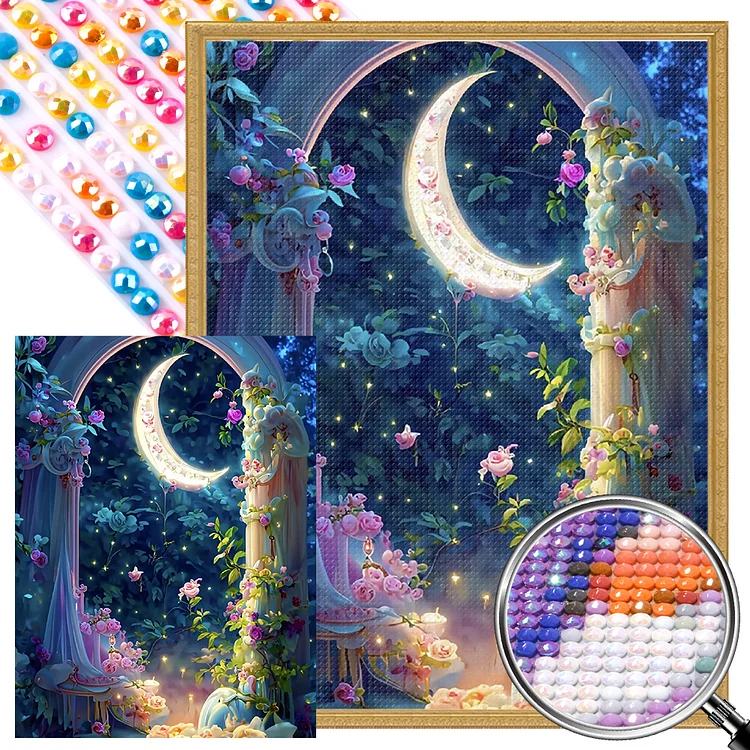 Dragon Moonlight - 5D Diamond Painting 