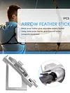 Metal Arrow Tail Feather Sticking Device Adjustable Archery Fletching Stick