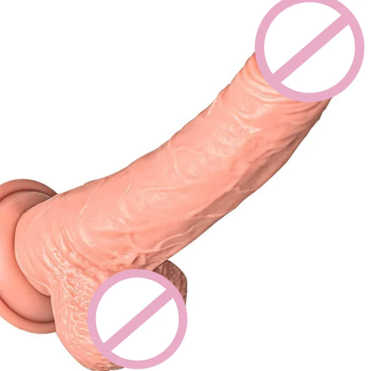 9 Inch Realistic Dildo Giant Penis Powerful Sucker Vagina G-Spot And Anal Sex Toy