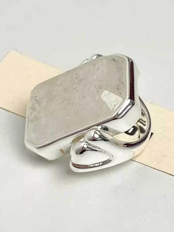 Split-Joint Geometric Rings Accessories