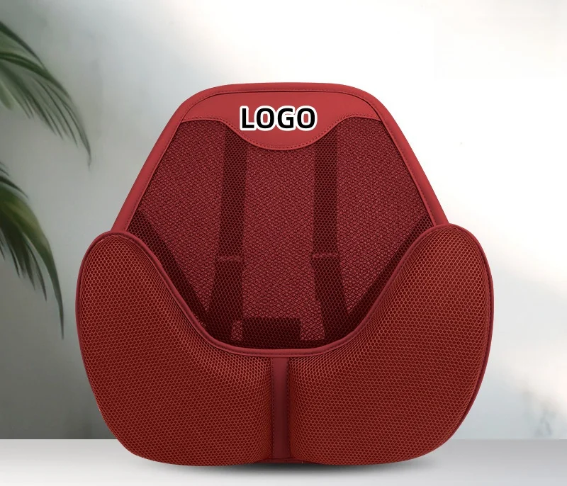 Breathable car seat lumbar support for spring and summer