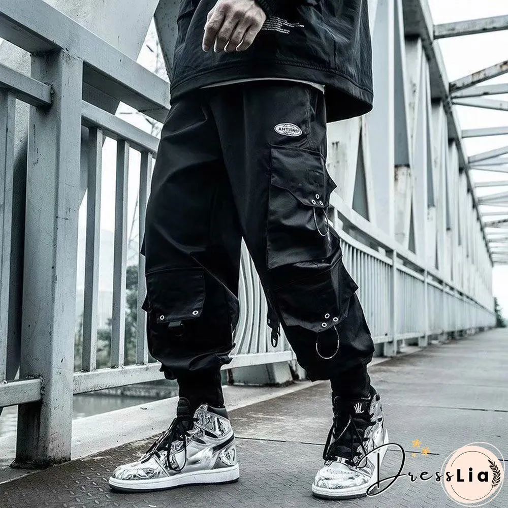 Men's Multi-Pocket Casual Loose Overalls