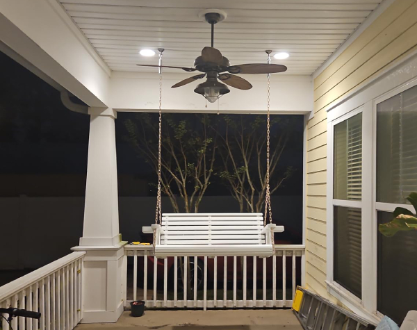 The Charm of a White Porch Swing: Where Style Meets Serenity