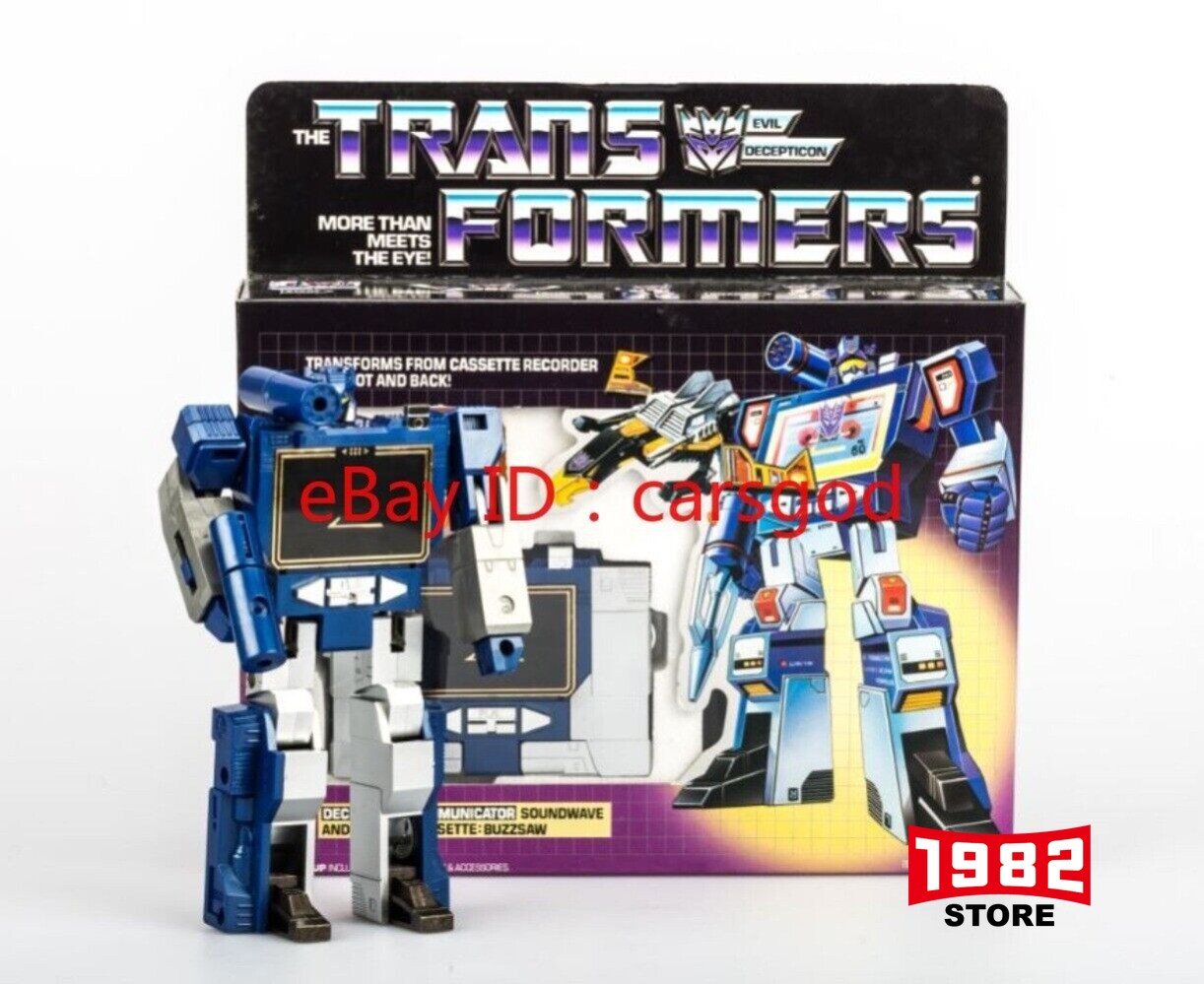 Transformers  G1 Soundwave reissue brand new with buzzsaw action figure MISB KO Ver.
