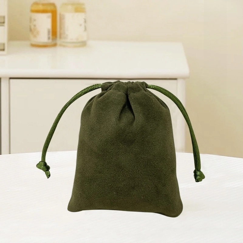 100 Pieces Factory Flannel Jewelry Packaging Bag Buddha Beads Jewelry Play Bag Brocade Bag Gift Bag Drawstring Bag