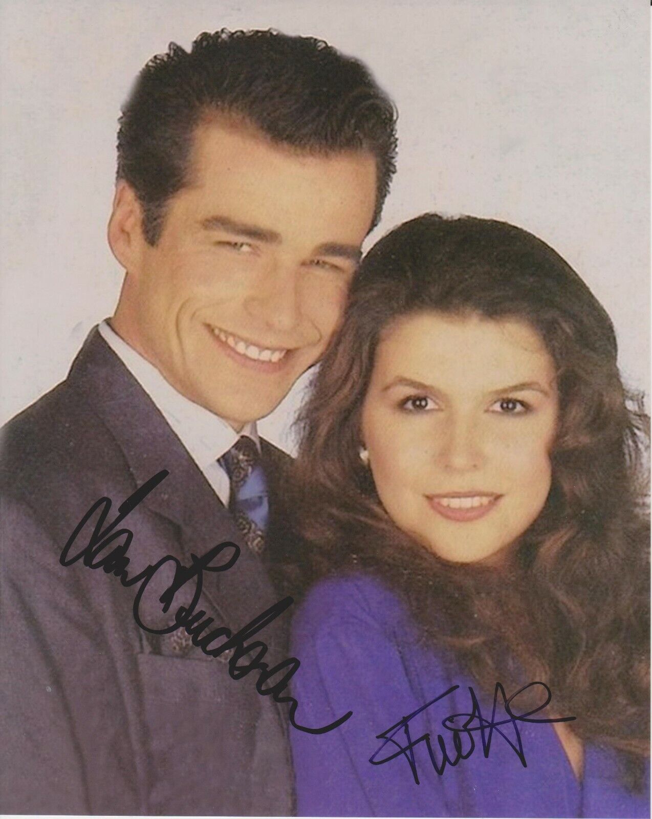 Ian Buchanan Finola Hughes General Hospital Original Autographed 8X10 Photo Poster painting