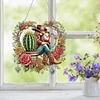 Diamond Painting Acrylic Western Cowboy DIY Diamond Painting Hanging Pendant for Adults