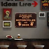 If Money Can't Buy Happiness, Explain Motorcycles And Beers - Metal Tin Signs(8*12Inch/12*16Inch) - Bar