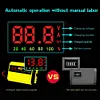 Car Battery Charger LED Display Smart Automotive Truck Motorcycle Car Charger