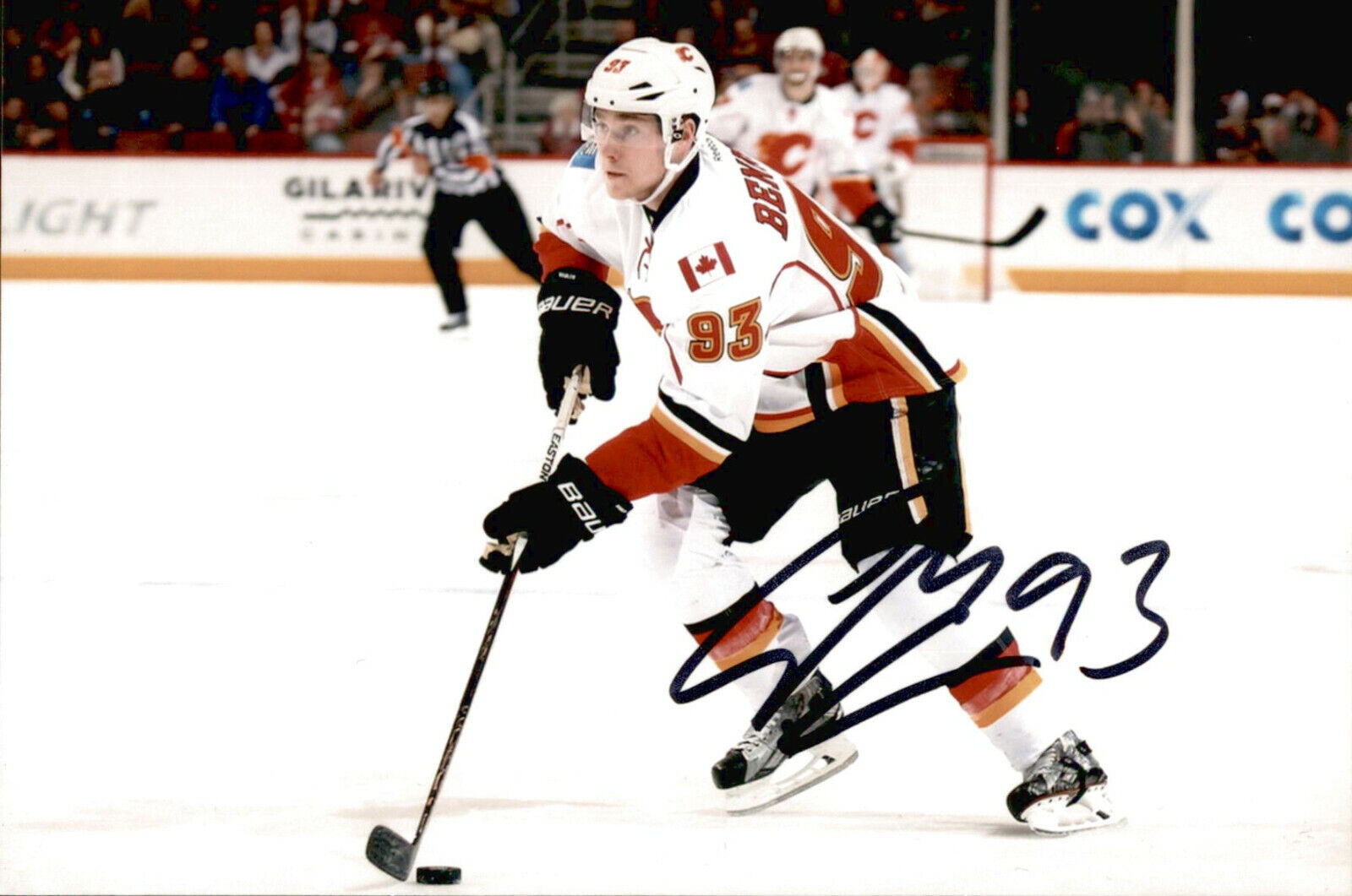 Sam Bennett SIGNED autographed 4x6 Photo Poster painting CALGARY FLAMES #5