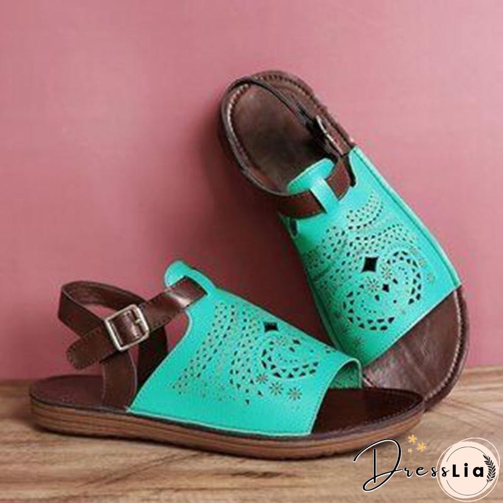 Ethnic Style Comfortable Hollow Sandal