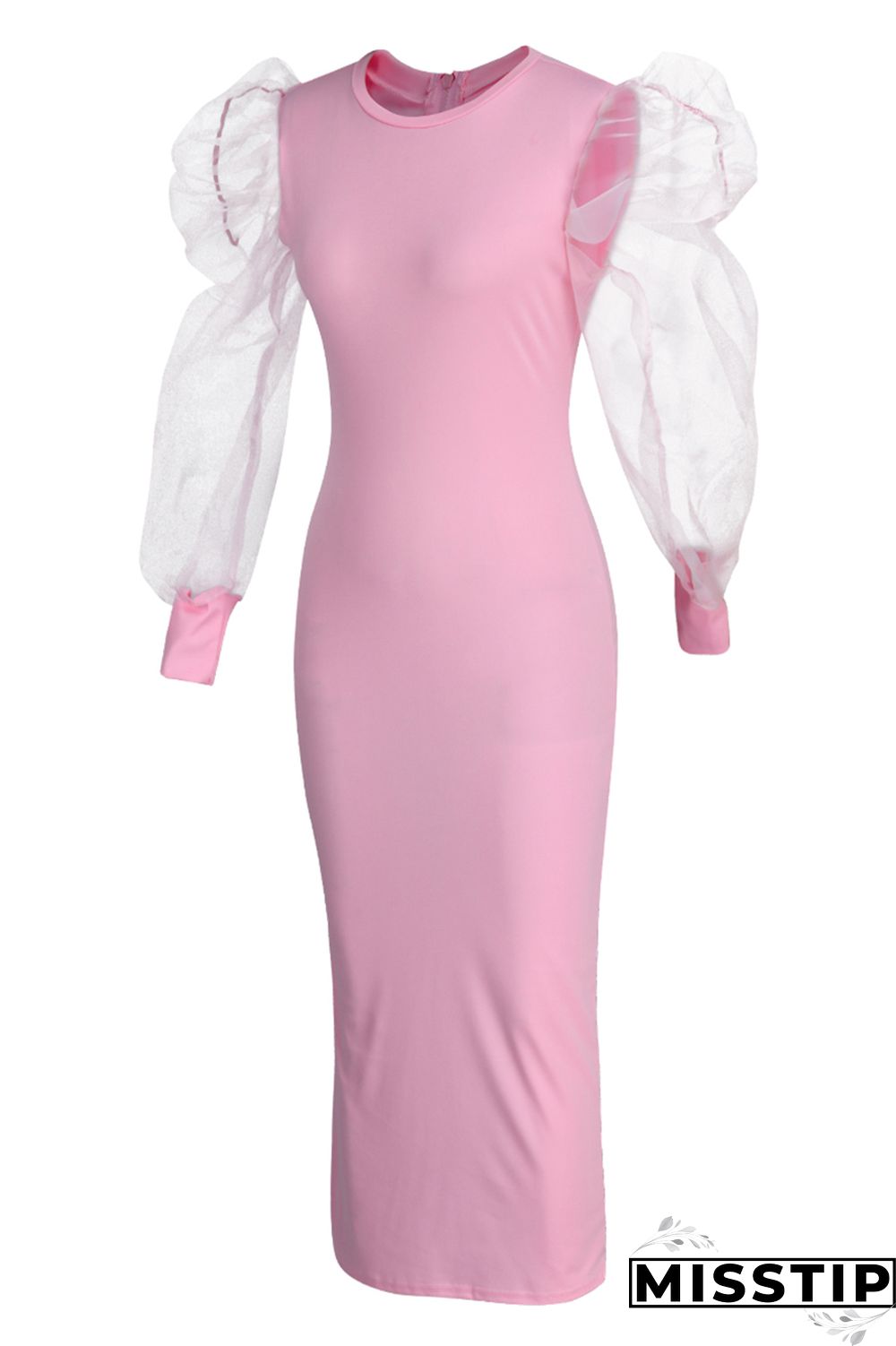 Black Fashion Casual Solid Patchwork O Neck Long Sleeve Dresses