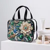 DIY Flowers Diamond Art Rhinestone Makeup Bag Transparent PVC Storage Pack Gift