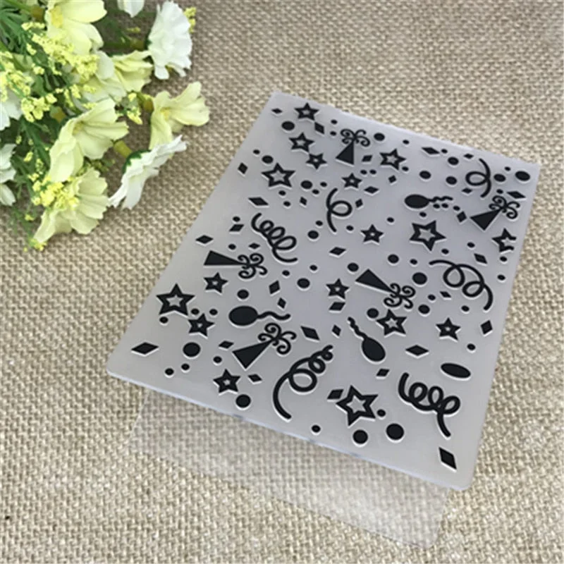 Plastic Embossing Folder party holiday scrapbook album card packing decoration cutting dies paper craft