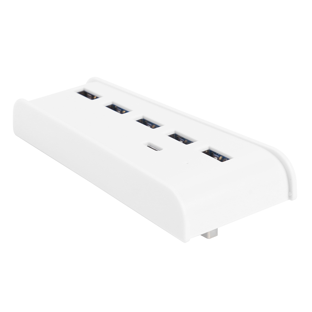

USB Hub with 5 USB A + 1 USB C Ports for PS5 PS5 Digital Edition White, 501 Original