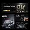 Digital camera with 16x optical zoom, 88MP CMOS sensor, and Wi-Fi; capable of 8K video output