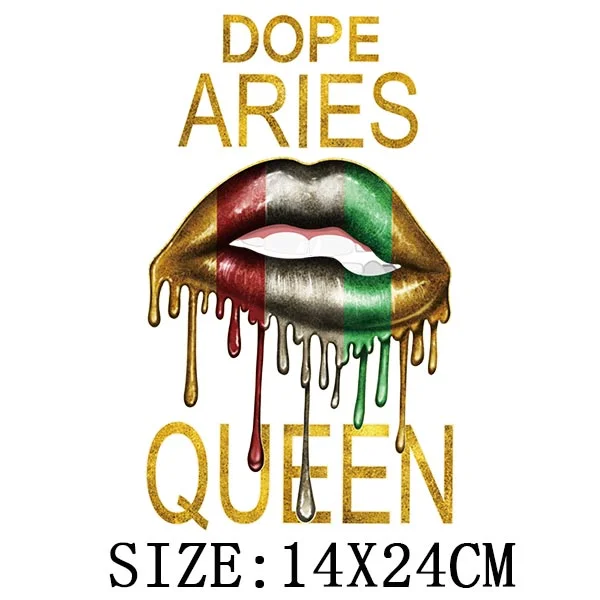 Beautiful Lip Thermal Stickers On T-shirt DIY Washable Patches On Clothes Sex Design  Iron On Transfers On Hoodies Bag Appliqued