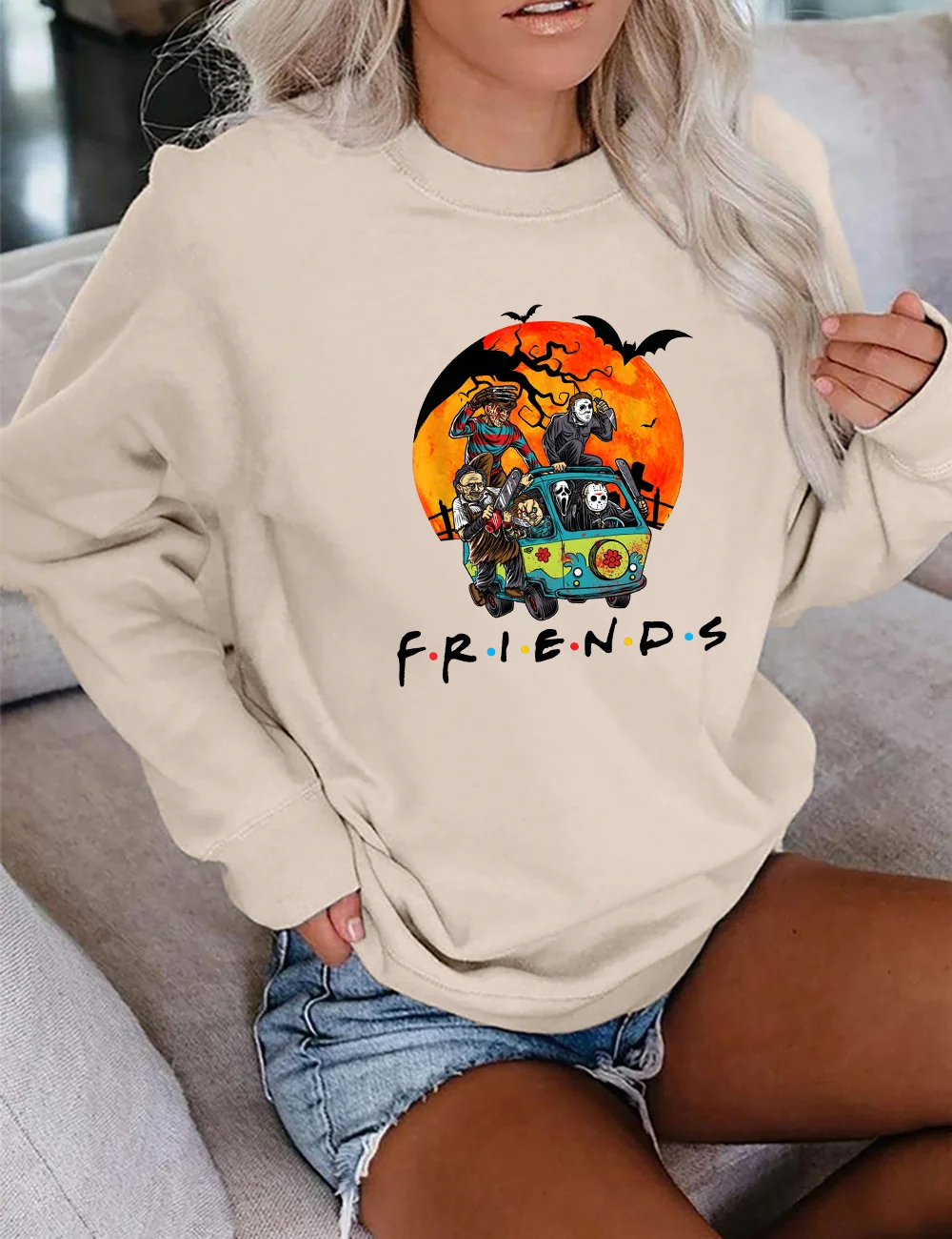 Horror Creepy Halloween Sweatshirt
