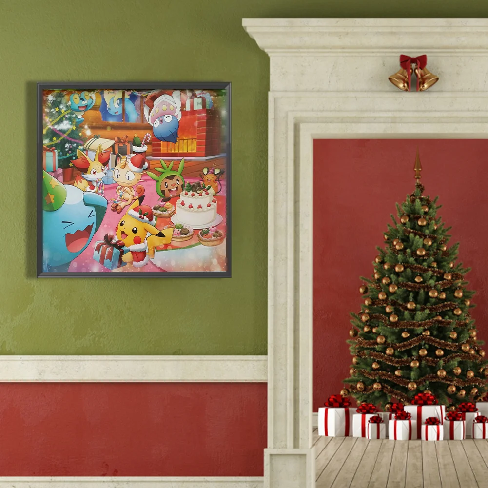 Diamond Painting - Full Round Drill - Pikachu(Canvas|40*40cm)