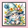 Easter Gnome-11CT Stamped Cross Stitch 40*40cm/15.75*15.75in