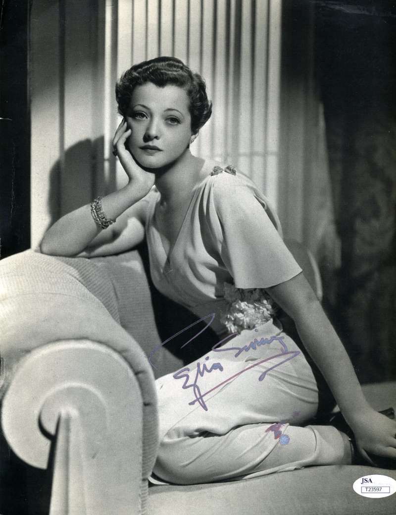 Sylvia Sidney Hand Signed Jsa Coa 9x11 Photo Poster painting Autographed Authentic