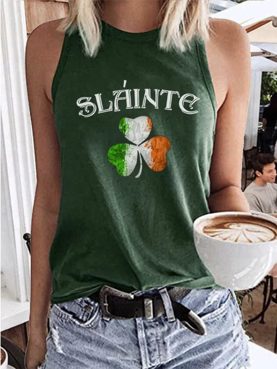 Slainte  St. Patrick's Day Tank Top