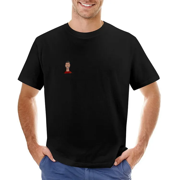 Roberto Firmino Inspired Cartoon Men's Soccer Culture Tee
