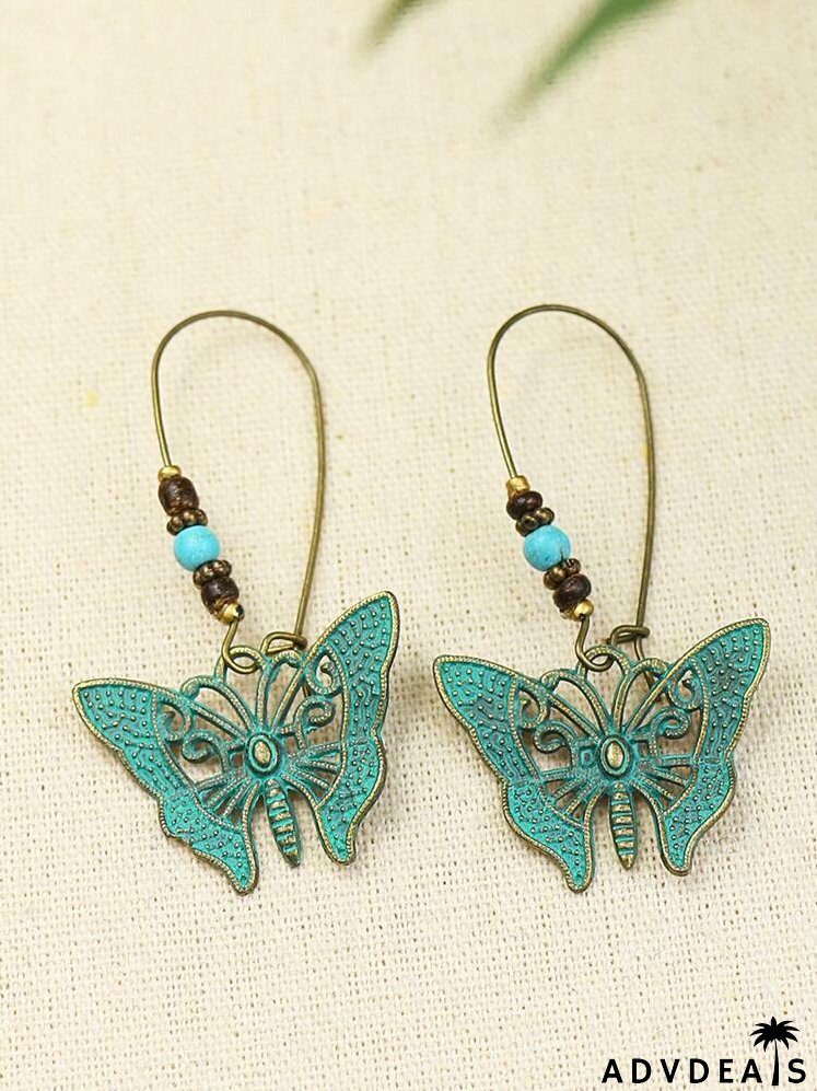 Butterfly Charm Earrings
