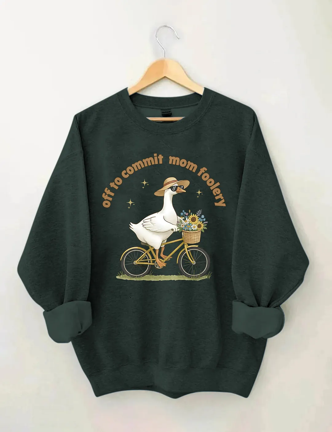Off To Commit Mom Foolery Sweatshirt