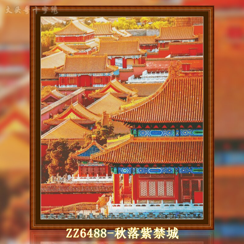 [ZZ6488-Autumn Forbidden City] Painting Fairy Cross Stitch