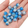 Ice Cracking Glass Beads DIY Jewelry Accessories