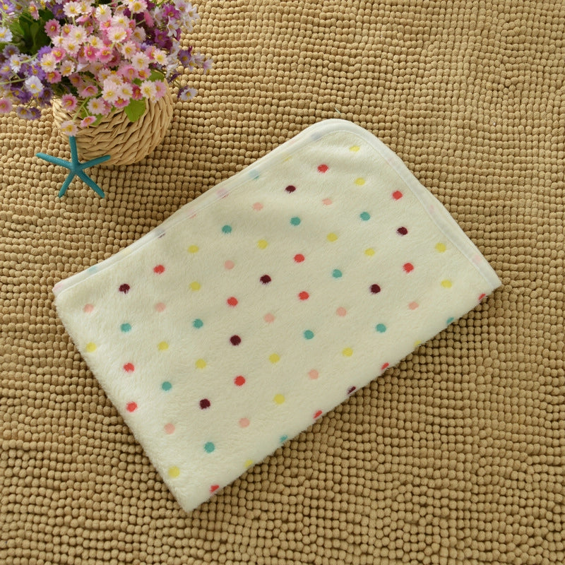 In Stock Pet Blanket Four Seasons Universal Cat And Dog Blanket Thickened Flannel Paw Printing Blanket Pet Supplies