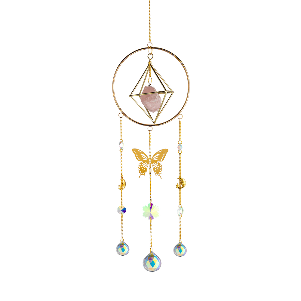 

Shiny Crystal Light Catcher Outdoor Hanging Wind Chime Car Garden Ornaments, 501 Original