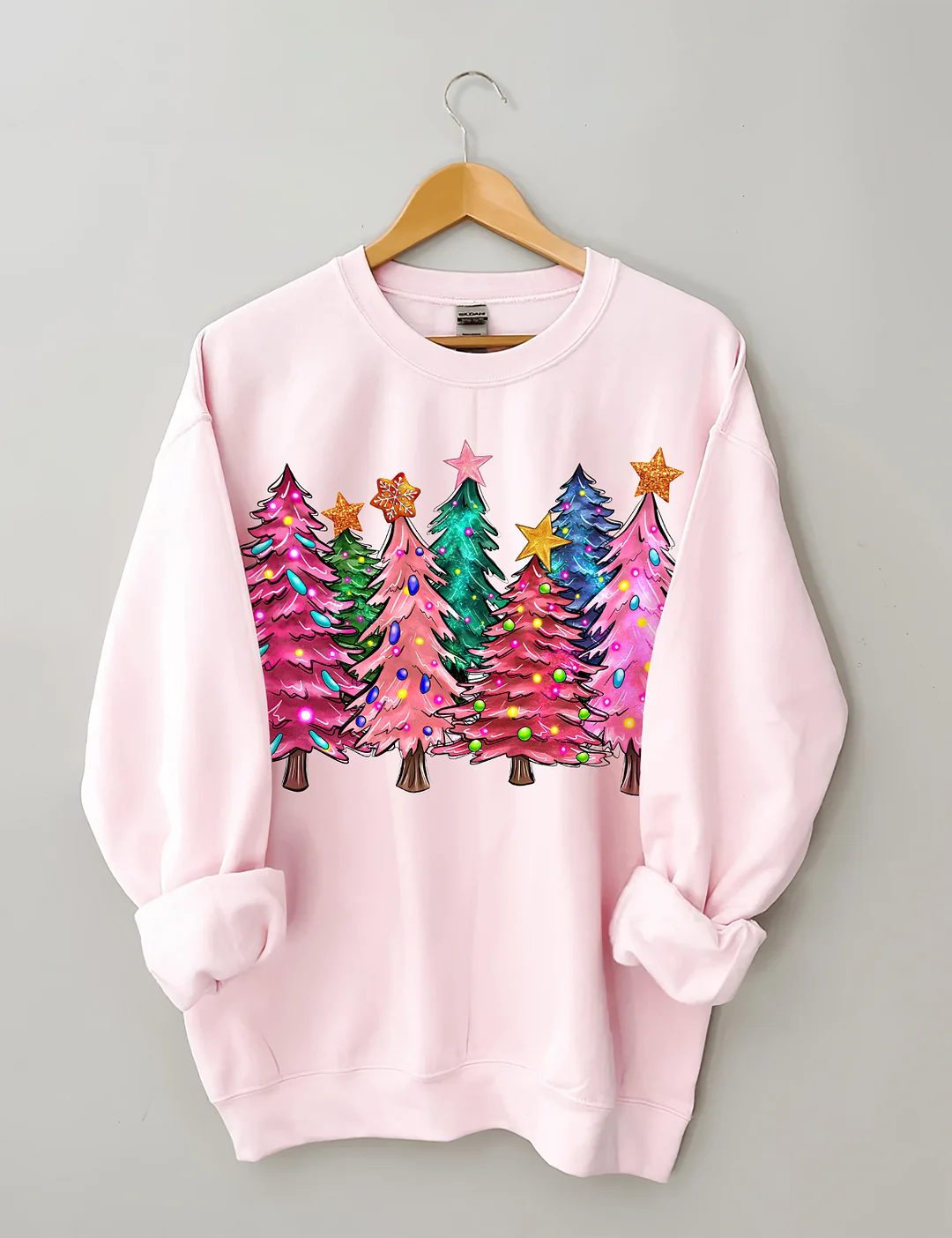 Christmas Trees With Lights Sweatshirt
